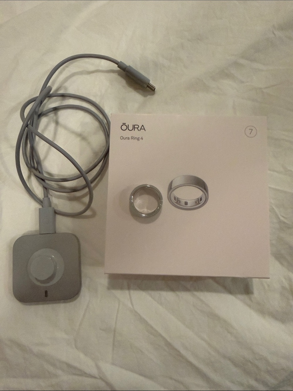 Oura Ring 4 Size 7 in silver